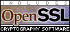 Includes OpenSSL Cryptography